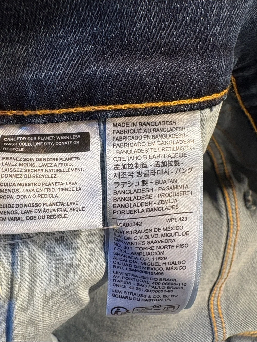 Levi's Men's Straight Jeans - Medium Blue Denim